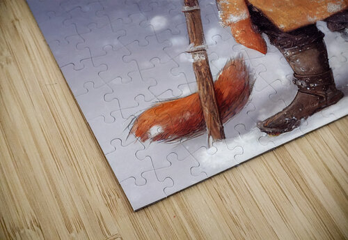 Fox Knight Granny Mouse puzzle