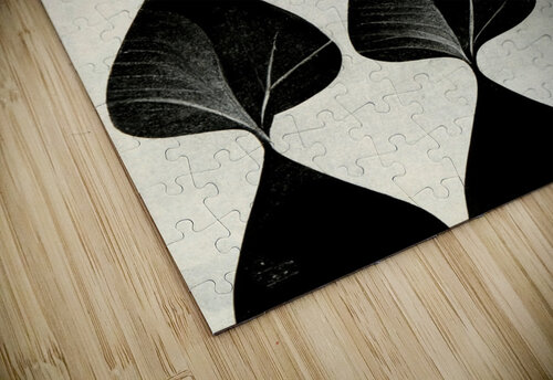 Seamless Leaf Pattern Granny Mouse puzzle
