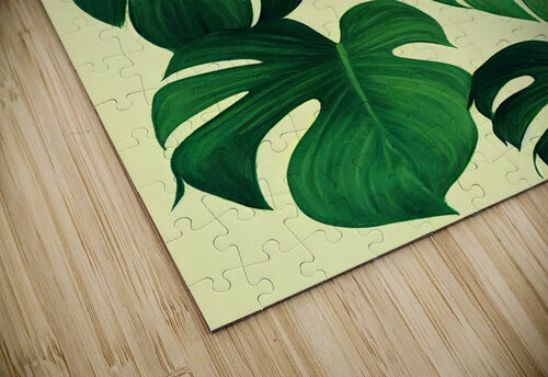 Monstera Deliciosa Leaf  Granny Mouse puzzle