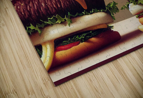 Hamburger Lunch Granny Mouse puzzle