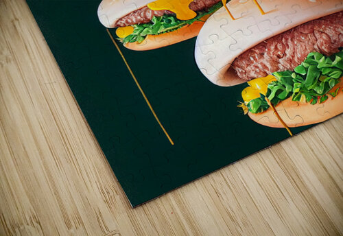 Suspended Hamburgers Granny Mouse puzzle