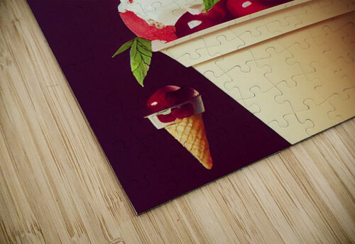 Cherry Ice Cream Sundae Granny Mouse puzzle