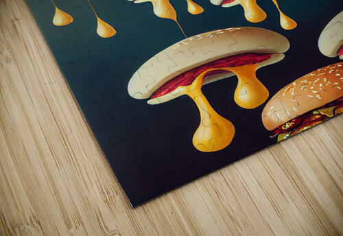 Surreal Mushroom Hamburgers Granny Mouse puzzle