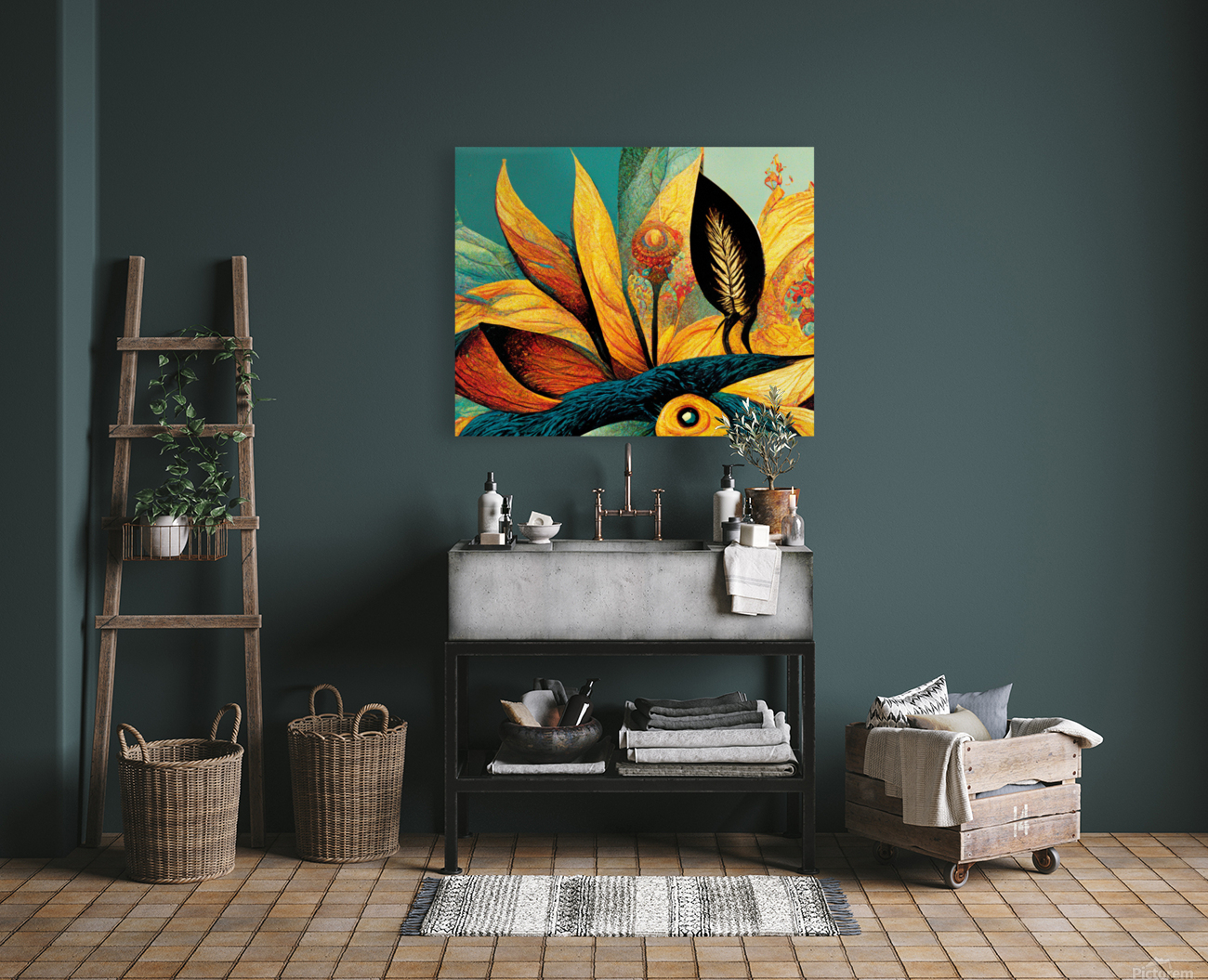 Abstract Flowers Reproduction
