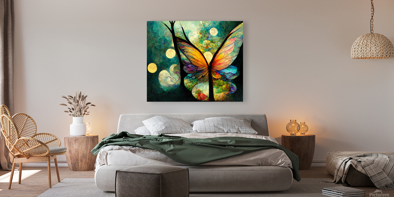 Abstract Butterfly Reproduction