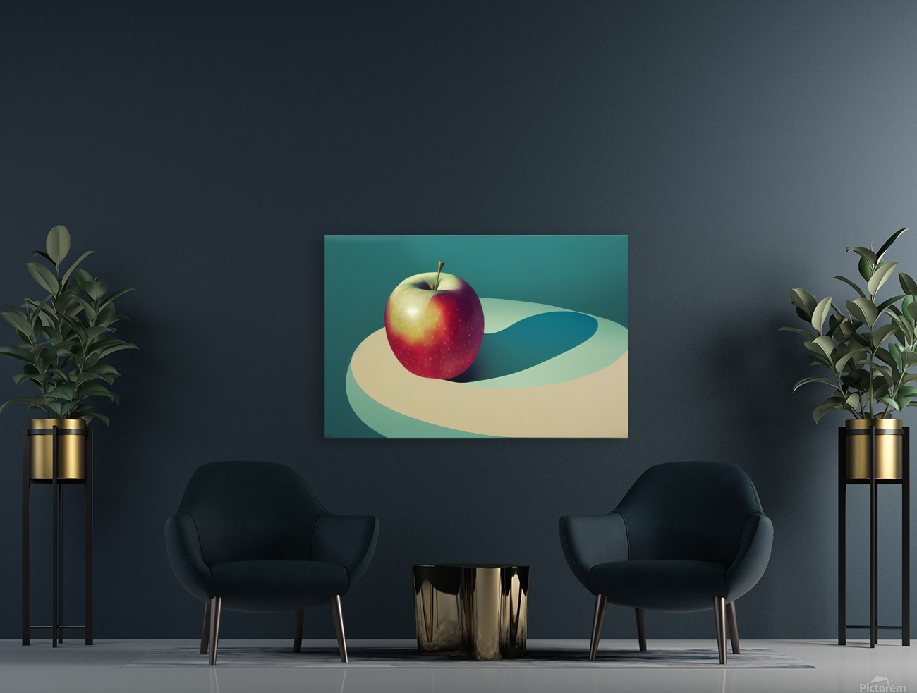 An Apple on a Table Reproduction