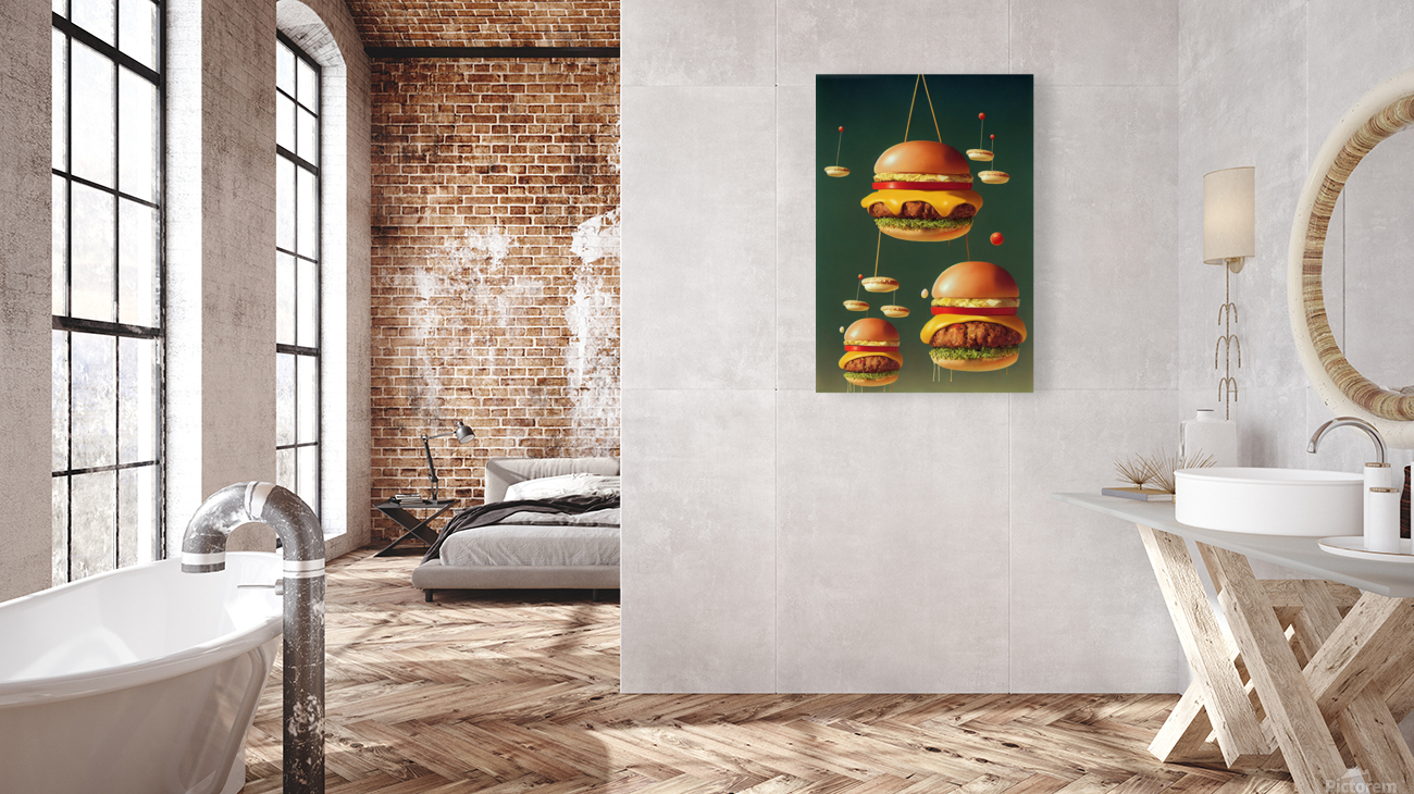 Floating Burgers Reproduction