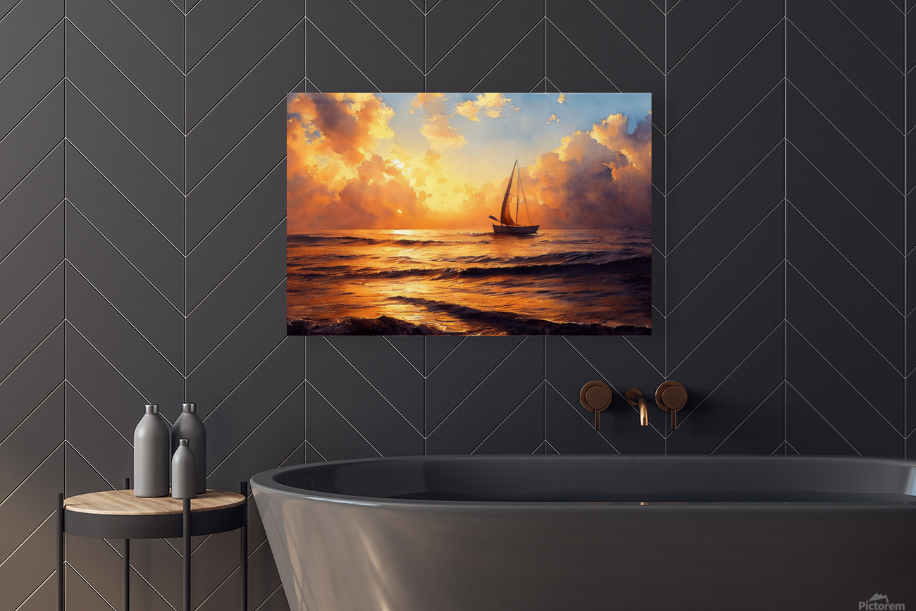 Sailing into the Sunset Reproduction