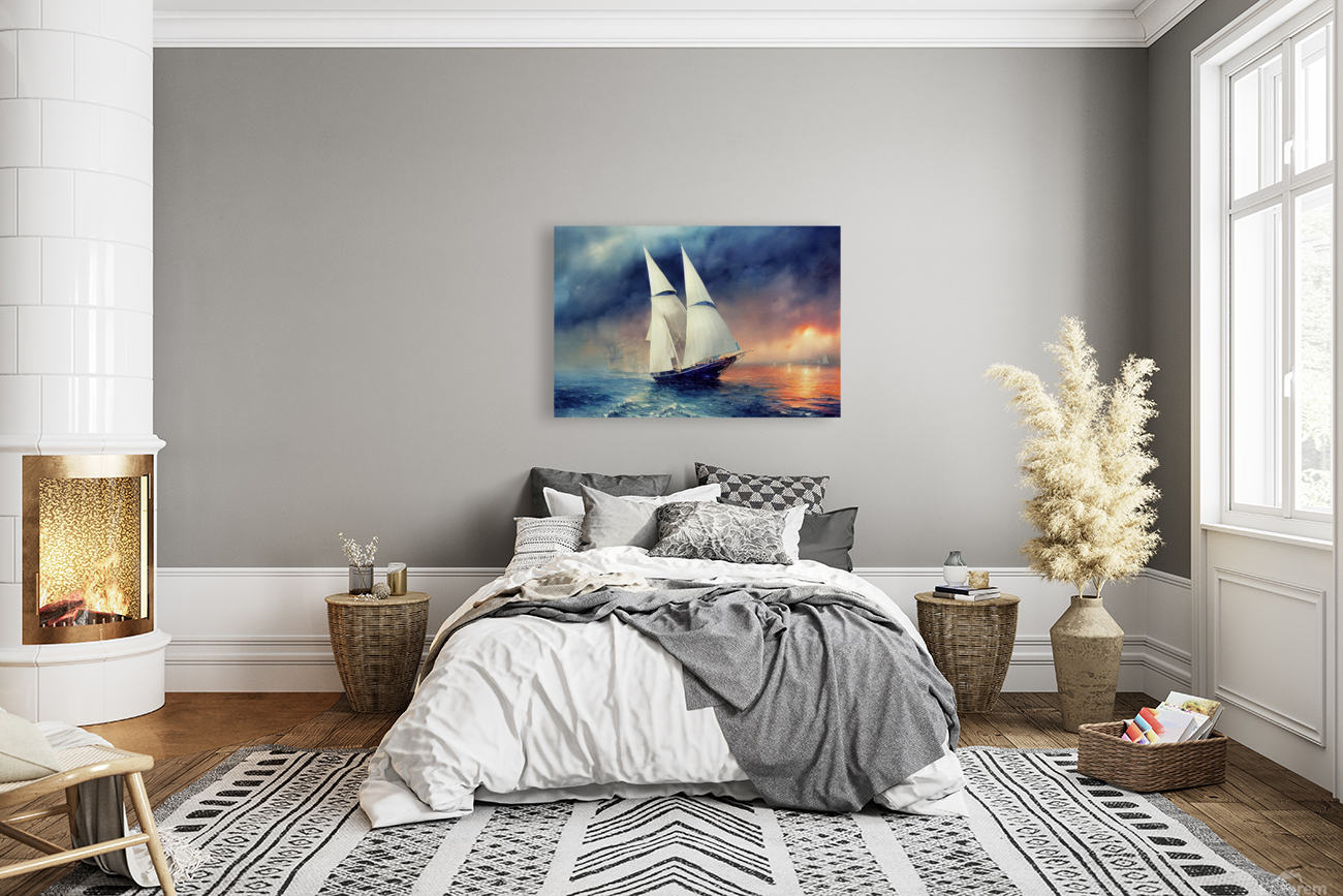 Sailing into the Storm Reproduction