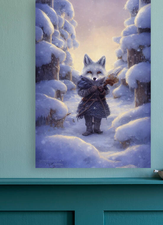 Snow Fox by Granny Mouse