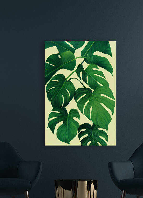 Monstera Deliciosa Leaf  Reproduction