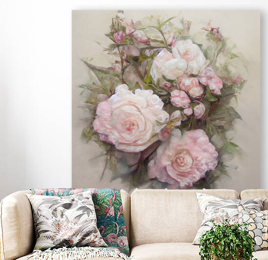 Bridal Pink Roses by Granny Mouse