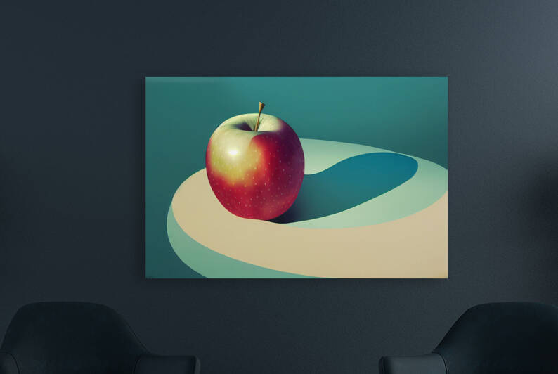 An Apple on a Table Reproduction