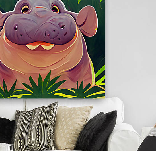 Jungle Hippo by Granny Mouse