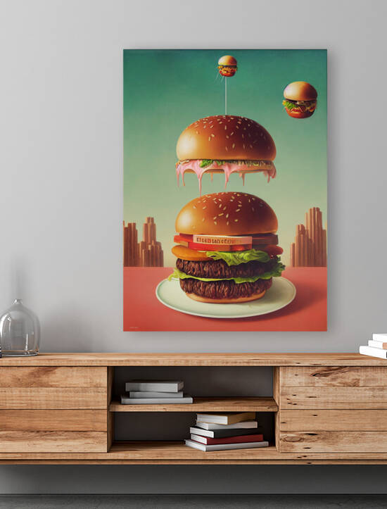 Hamburger Lift-Off  by Granny Mouse