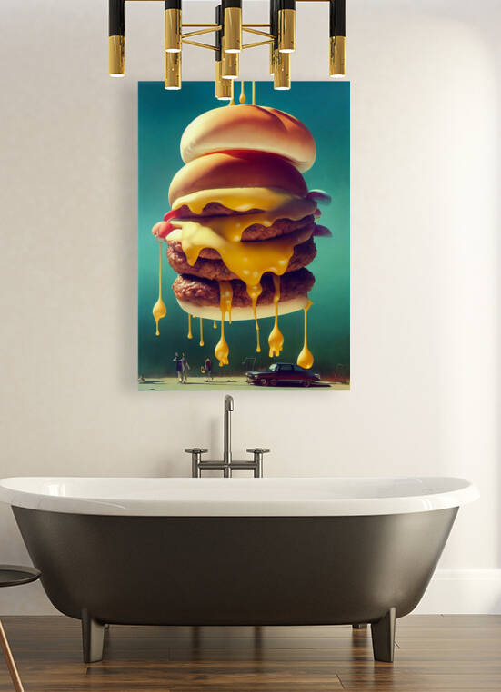 Dreaming of Cheeseburgers by Granny Mouse