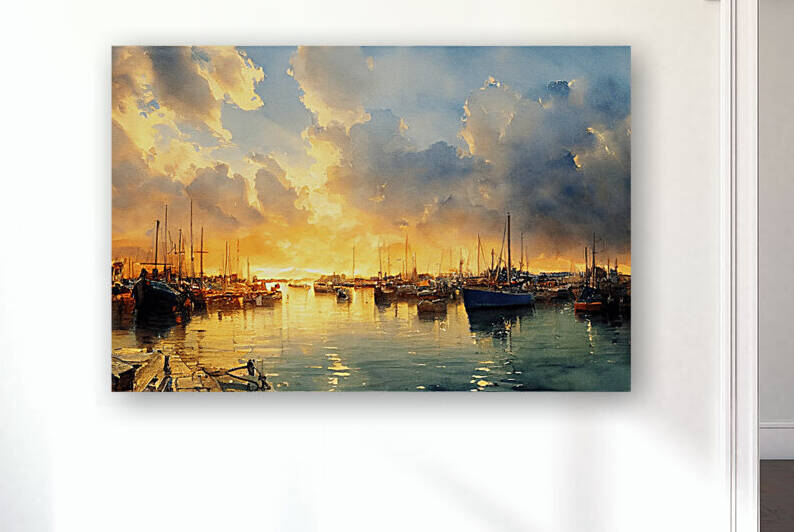 A Cornish Harbour by Granny Mouse
