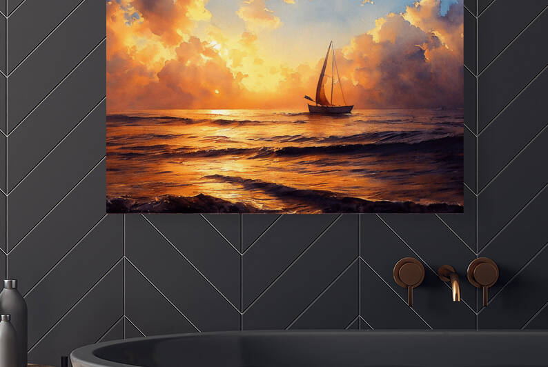 Sailing into the Sunset by Granny Mouse