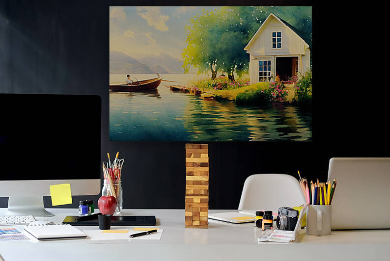 The Pretty Boathouse by Granny Mouse