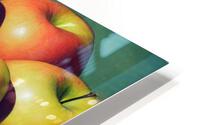Red Apples on a Table HD Metal print
