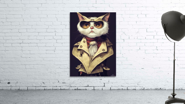 Aviator Cat  Wall Preview