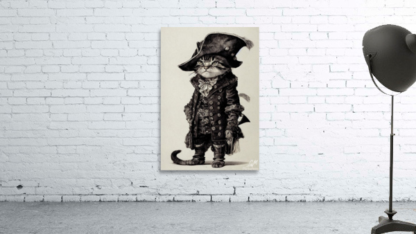 Cat Pirate Wall Preview