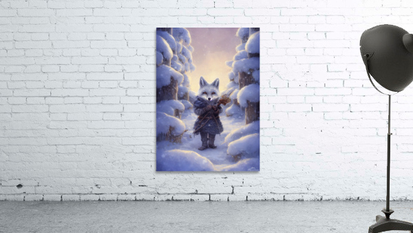 Snow Fox Wall Preview