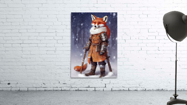 Fox Knight Wall Preview