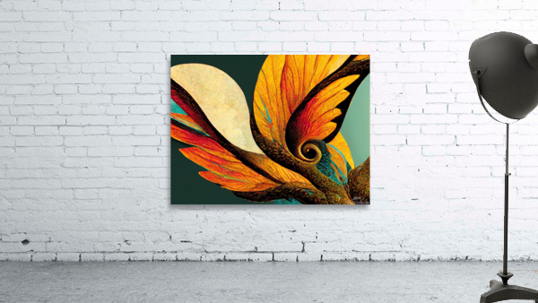 Colourful Leaves Wall Preview
