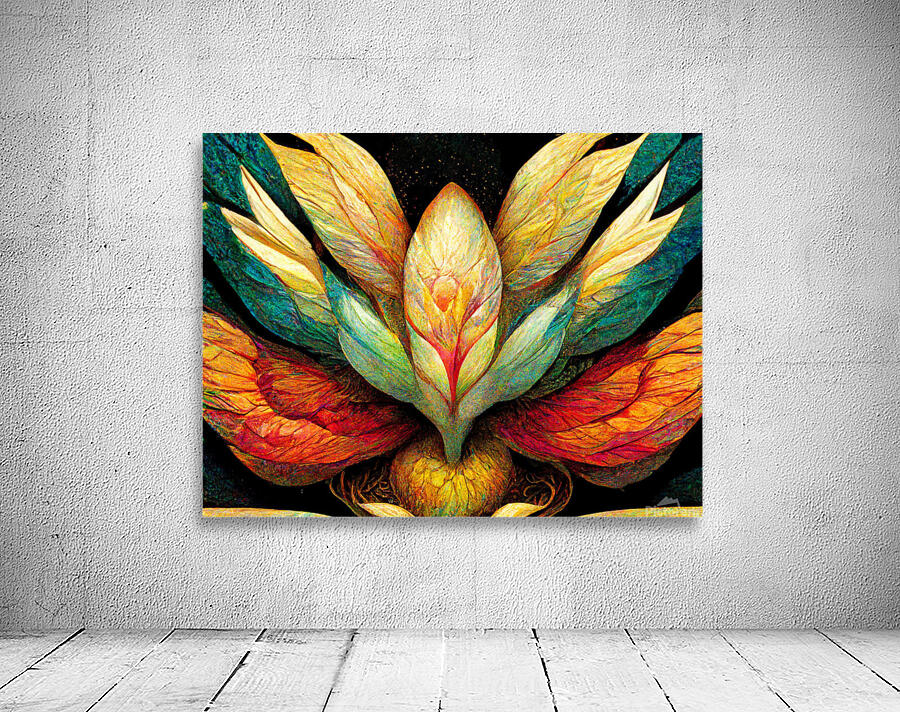 Symmetrical Flower Wall Preview