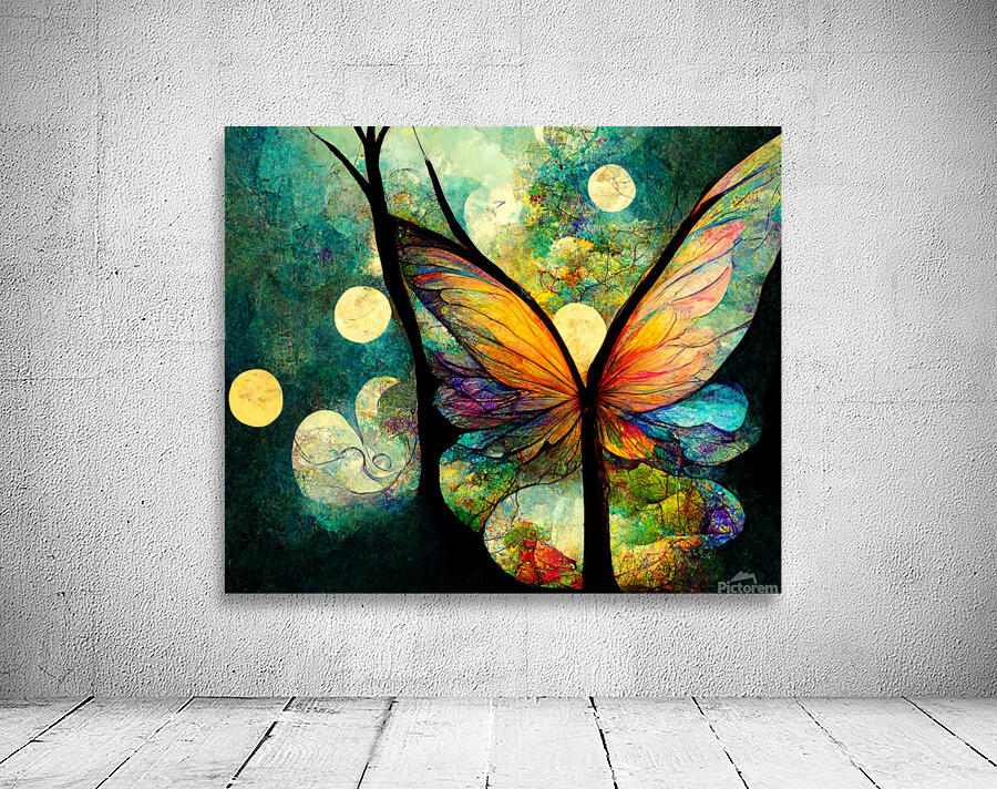 Abstract Butterfly Wall Preview