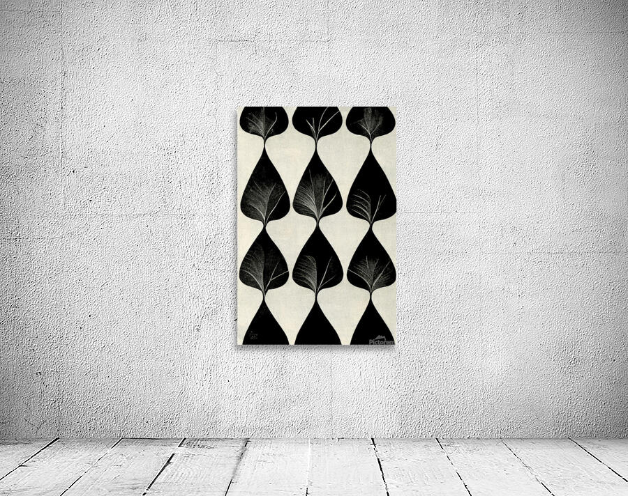Seamless Leaf Pattern Wall Preview