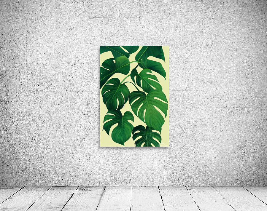 Monstera Deliciosa Leaf  Wall Preview