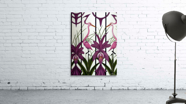 Orchid Composition Wall Preview