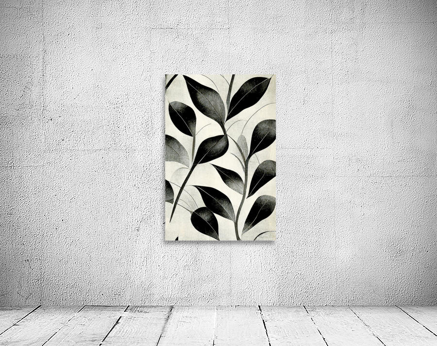 Patterned Leaves  Wall Preview