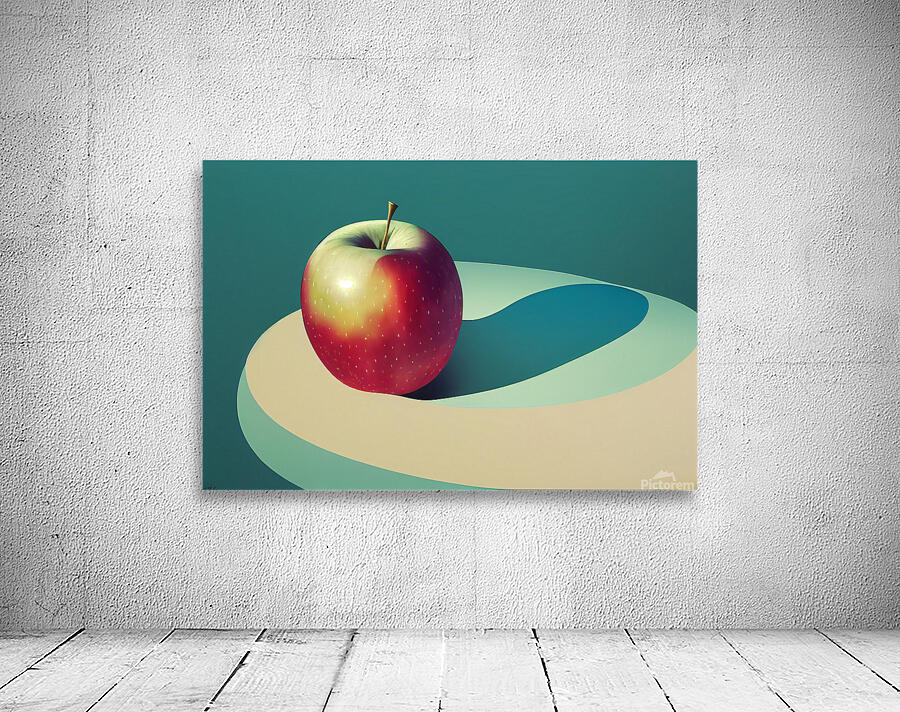 An Apple on a Table Wall Preview