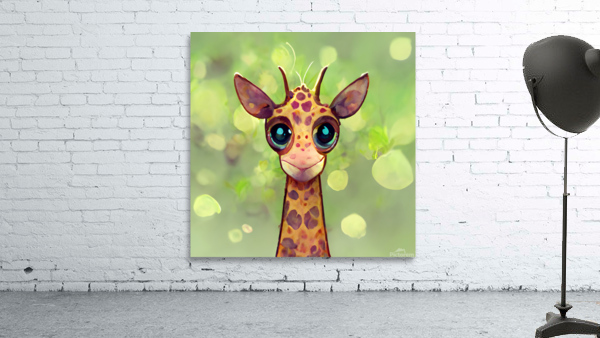 Jungle Giraffe  Wall Preview