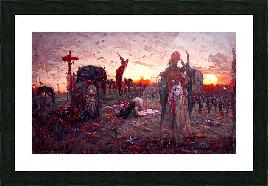 Bless the Murdered 2 Picture Frame print