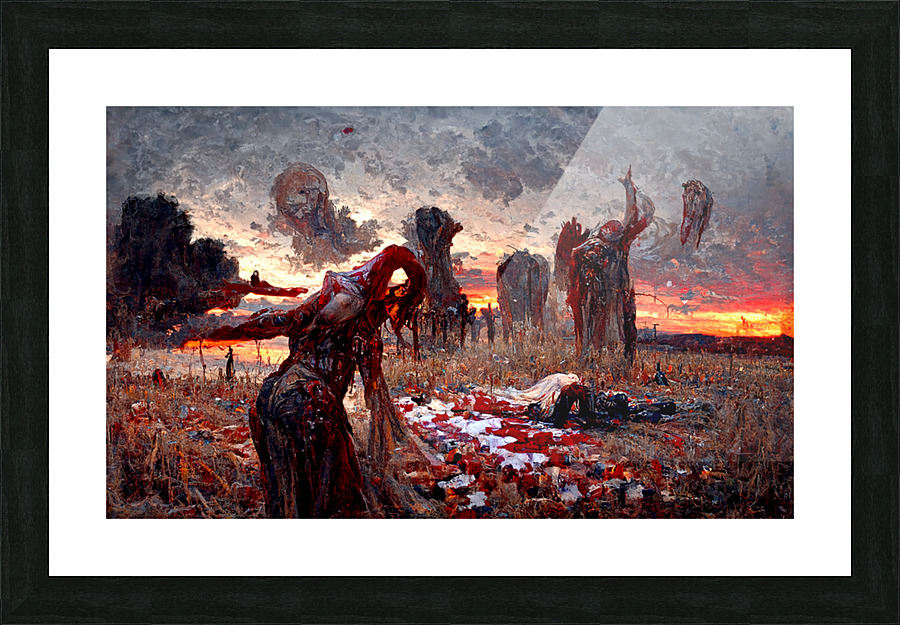 Bless the Murdered 5 Picture Frame print