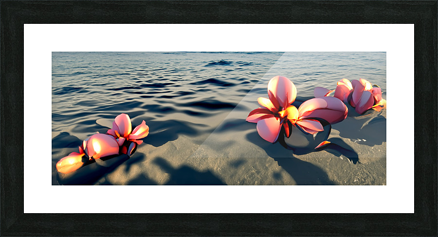 Plumeria 2 Picture Frame print