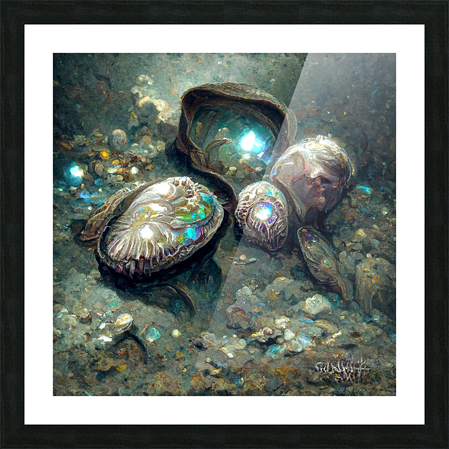 Abalone 3 Picture Frame print