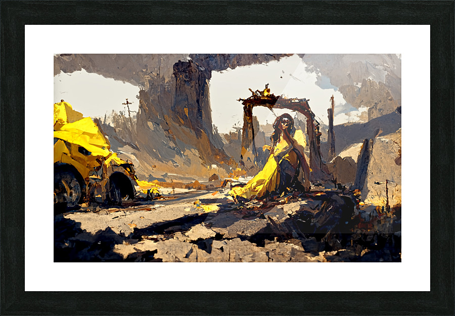 Scavenging Goddess 2 Picture Frame print