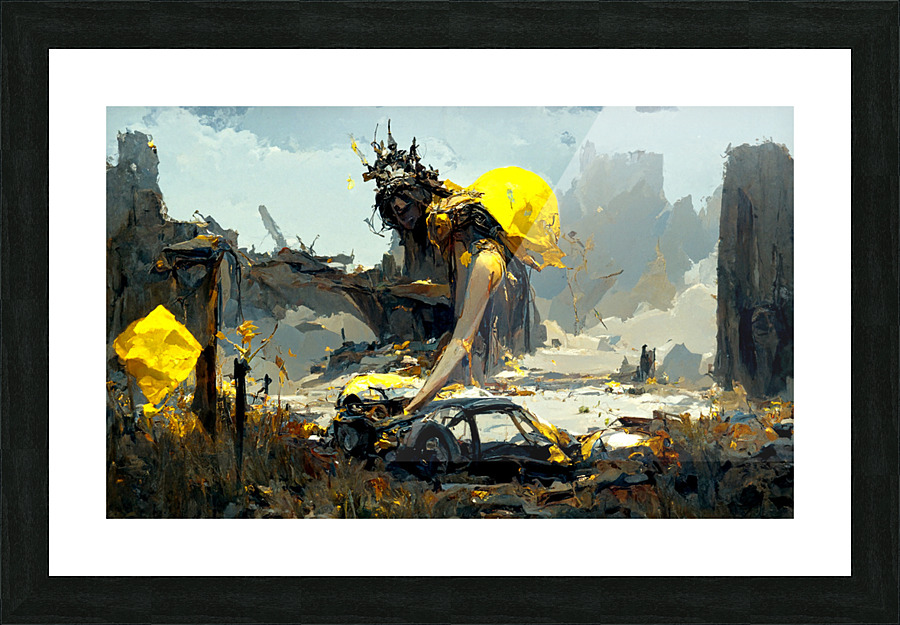 Scavenging Goddess 3 Picture Frame print