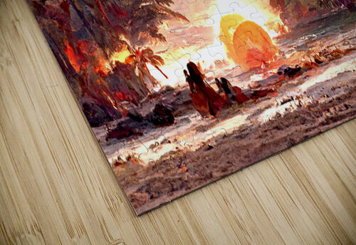 Sunset in Hawaii Lucky Max puzzle