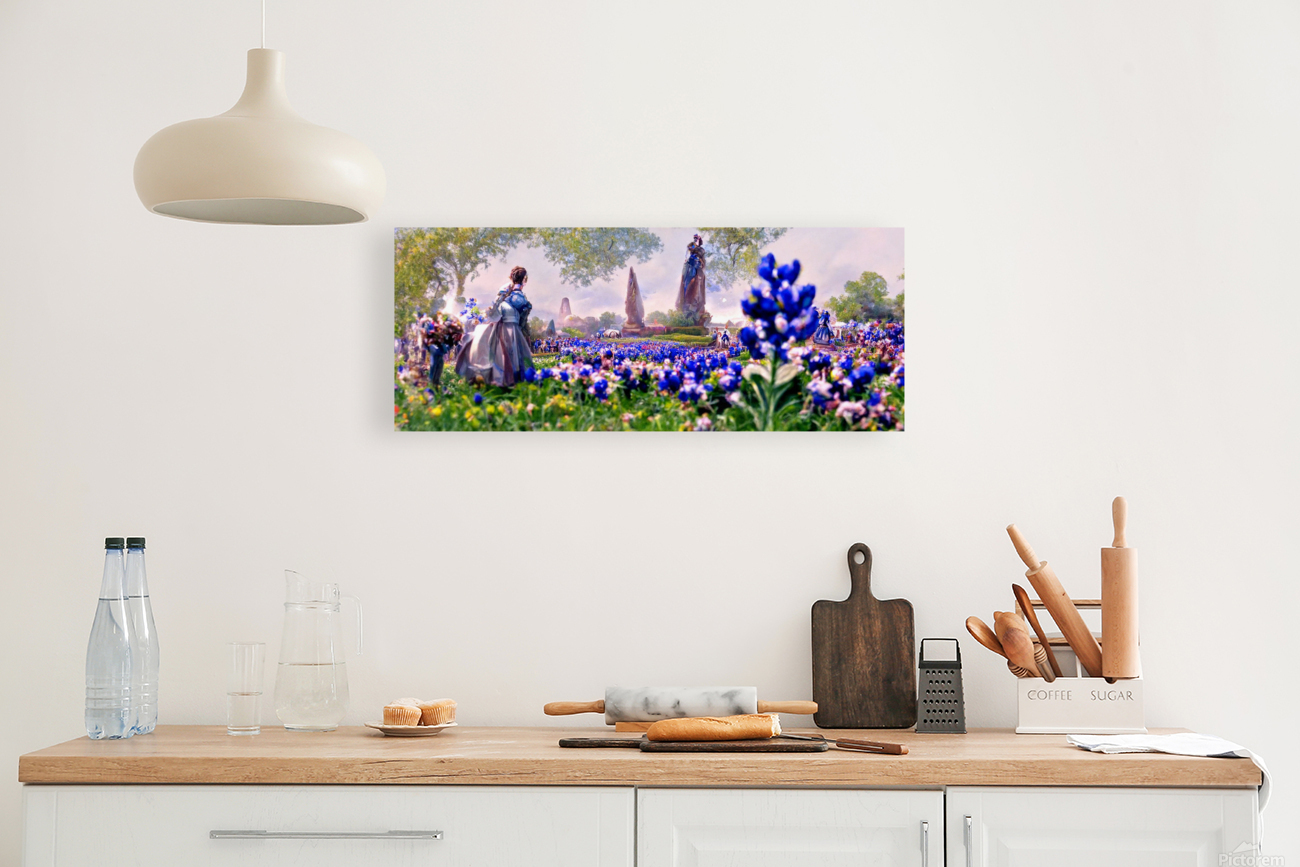 Bluebonnet Garden Reproduction