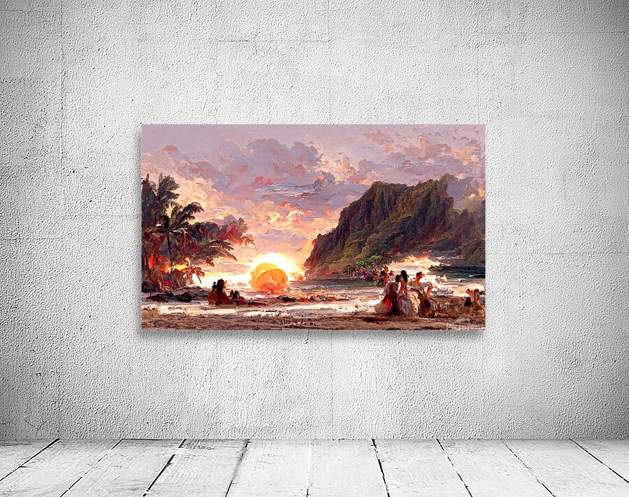 Sunset in Hawaii Wall Preview