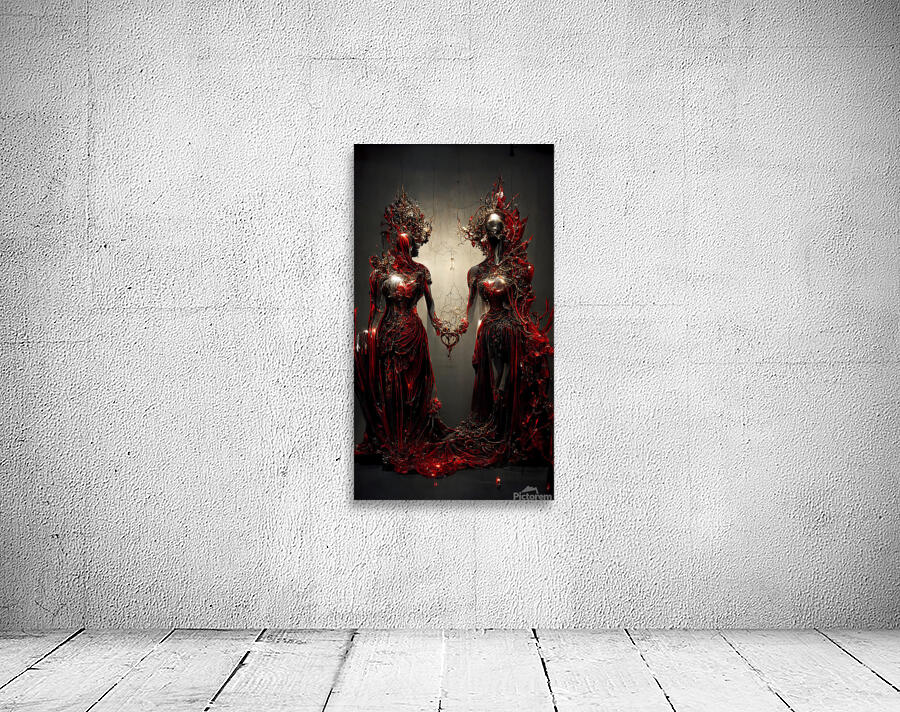 Twin Goddesses 2 Wall Preview