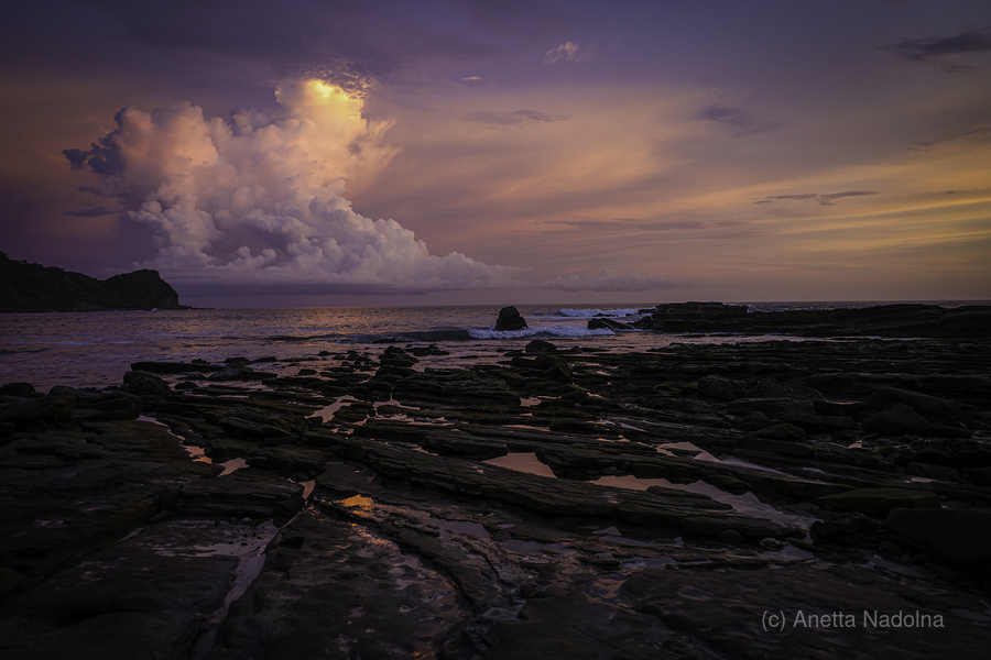 Twilight illumination by Anetta Nadolna Wall Art