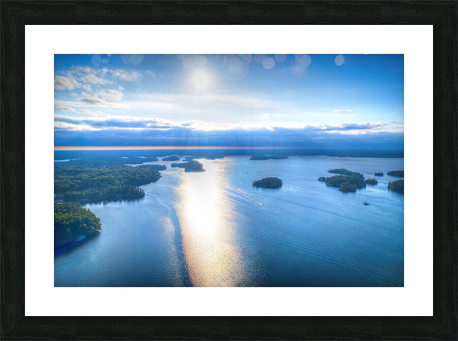 Sunset on Rosseau Picture Frame print