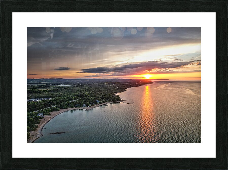 Georgian Bay Sunset Picture Frame print